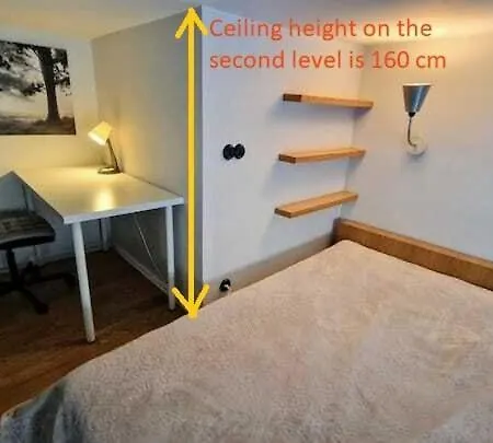 Cozy Two-story Loft 6 Korter *